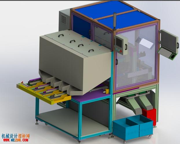 非標自動化濾清盒自動組裝機3D數模（STP格式）與五金自動組裝機技術解析